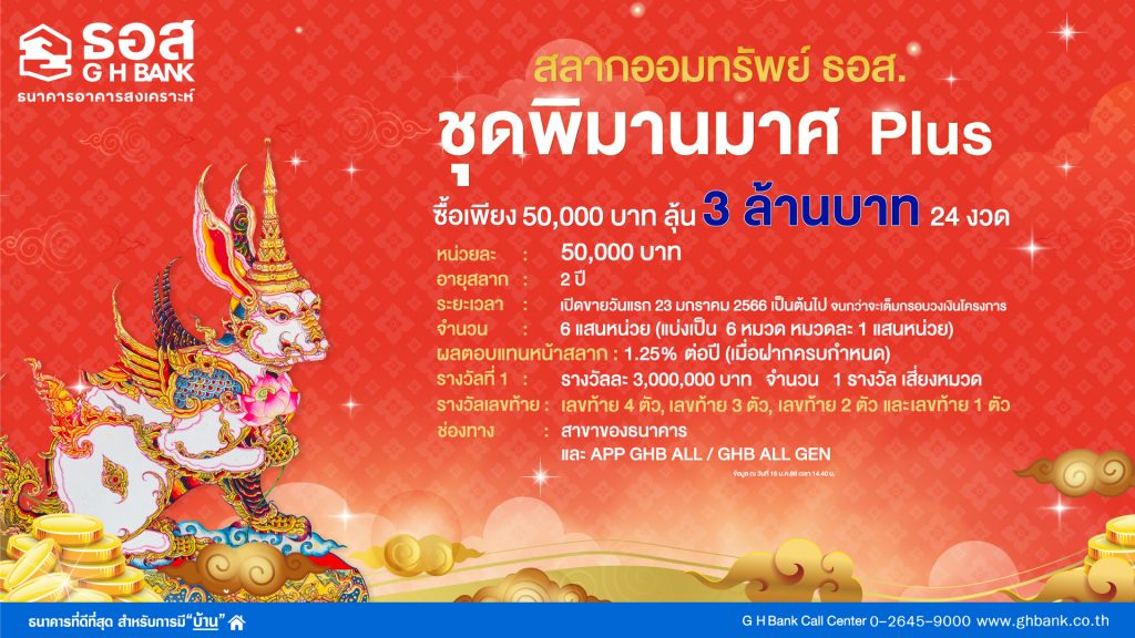 ธอส. สลากออมทรัพย์พิมานมาศ