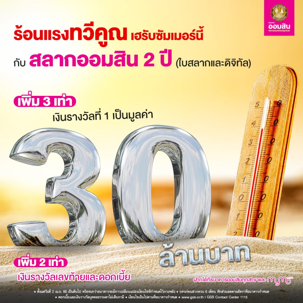 สลากออมสิน 2 ปี 